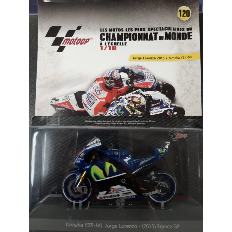 N°120 Yamaha YZR-M1 Jorge Lorenzo 2015