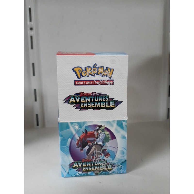 Pokémon: Présentoir de boosters Écarlate et Violet – Aventures Ensemble du JCC Pokémon (18 boosters Pokémon: Présentoir de boosters Écarlate et Violet – Aventures Ensemble du JCC Pokémon (18 boosters