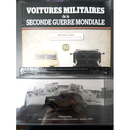 N°93 Hillman Minx 49th Infantry Division Le havre aout 1944