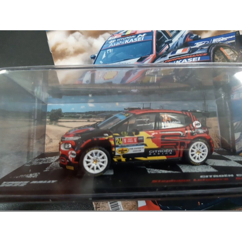 Miniature Citroën C3 Rally2 N°24, Rallye Monte-Carlo 2022, 1/43ème, Ixo