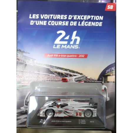 N°58 Audi R18 E-Tron Quattro 2012