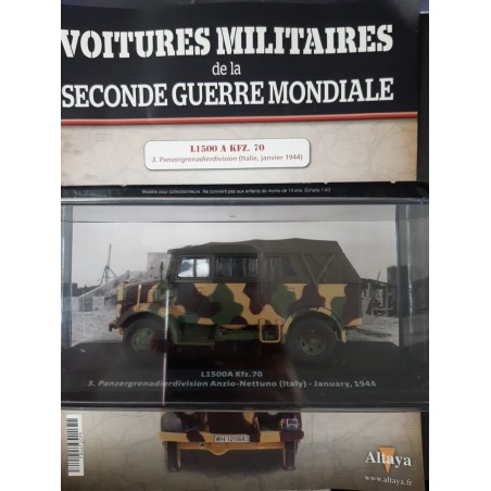 N°99 L1500A Kfz.70 3.Panzergrenadierdivision Anzio-Nettuno (Italy) - January, 1944