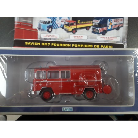 N°4 Saviem SM7 Fourgon Pompier de Paris