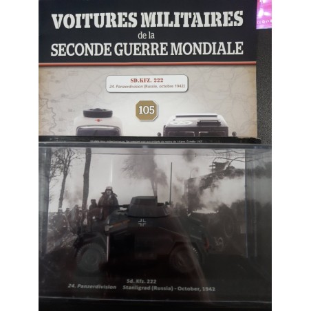 N°105 Sd. Kfz. 222 - 24. Panzerdivision Stanlingrad (Russia) - October, 1942