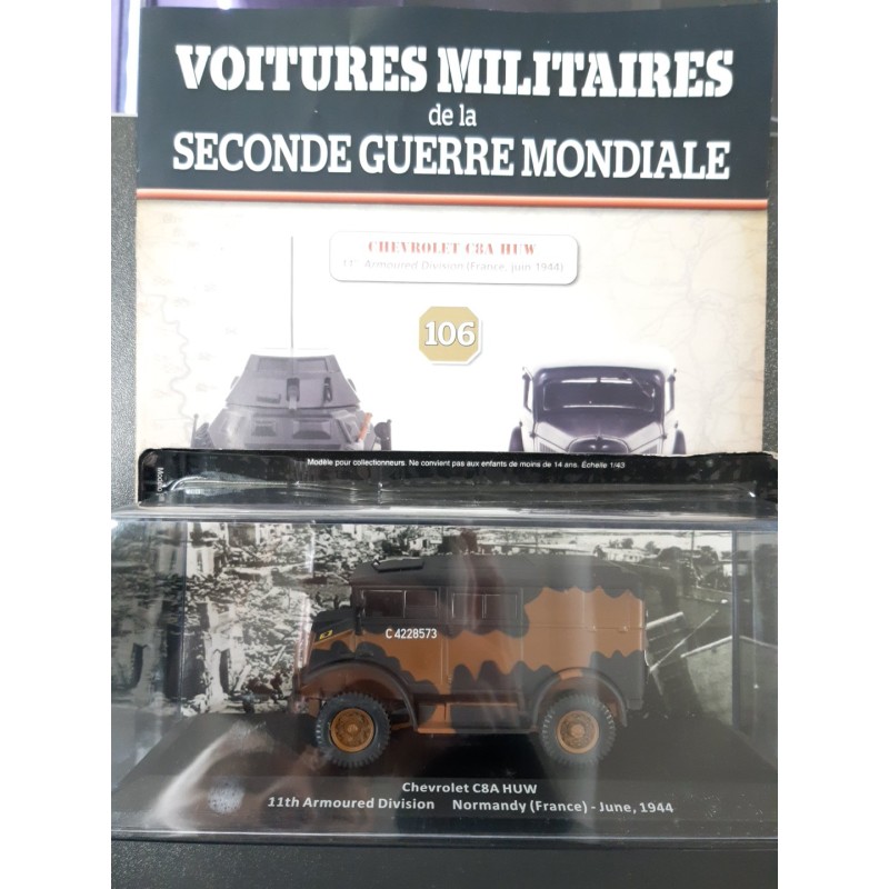 N°106 Chevrolet C8A HUW Normandie juin 1944