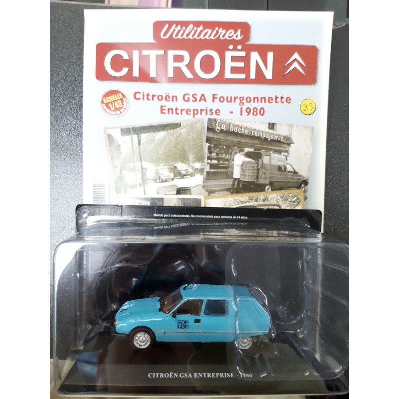 N°35 Citroen GSA Fourgonnette Entreprise 1980