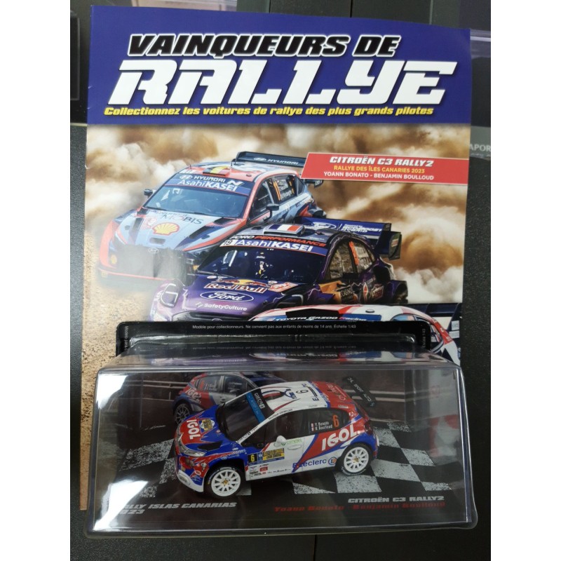 N°57 Citroen C3 Rallye 2 Rallye des Iles Canaries 2023