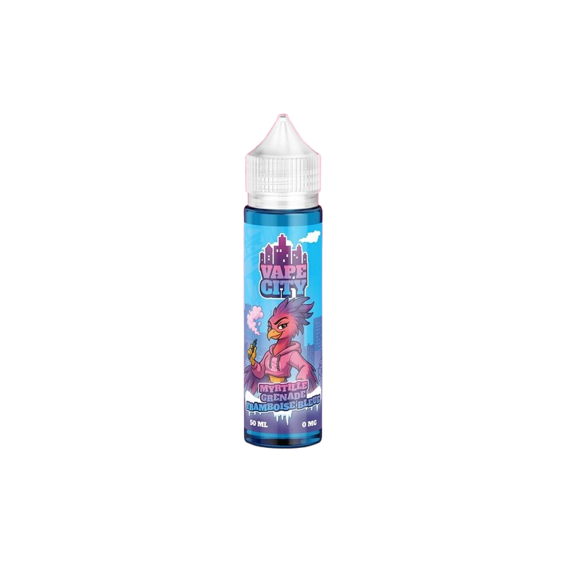 Vape City - Myrtille, Grenade & Framboise Bleue 50ml