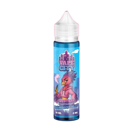 Vape City - Myrtille, Grenade & Framboise Bleue 50ml