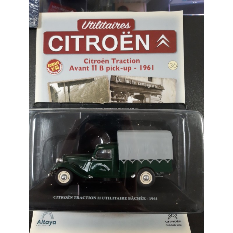 N°36 Citroën Traction 11 Utilitaire Bâchée - 1961