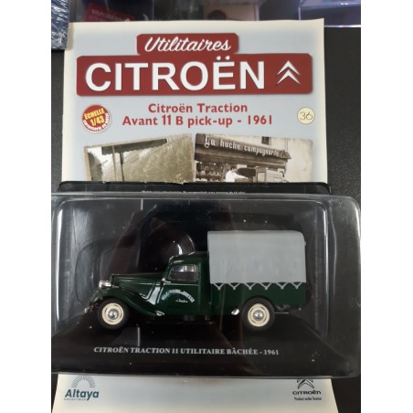 N°36 Citroën Traction 11 Utilitaire Bâchée - 1961