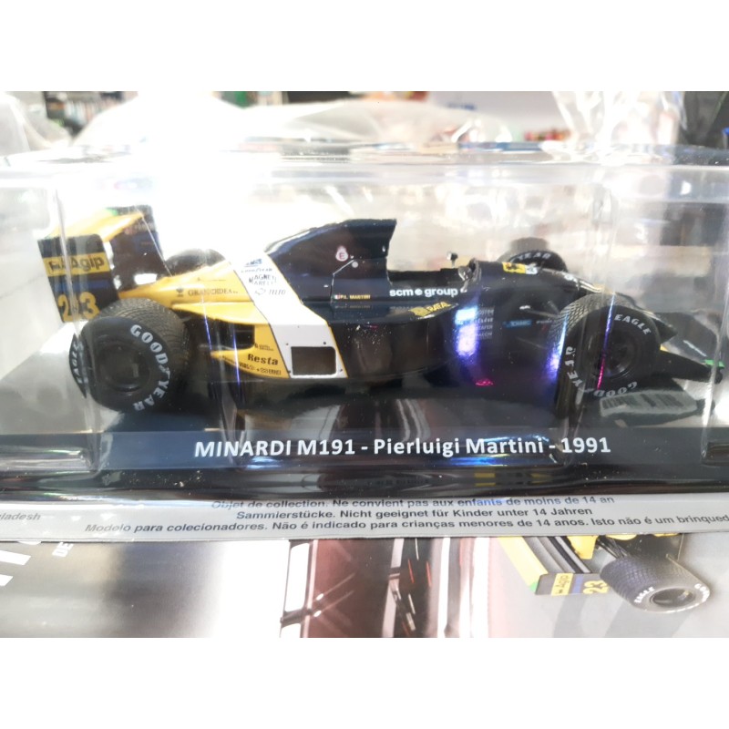 N°105 MINARDI M191 - Pioerluigi Martini - 1991